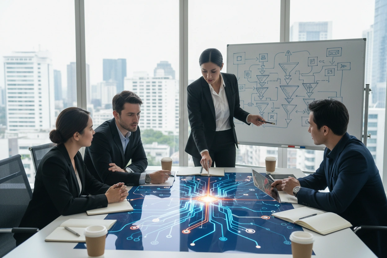Professional image illustrating Digital Marketing Techniques to Enhance Lead Generation