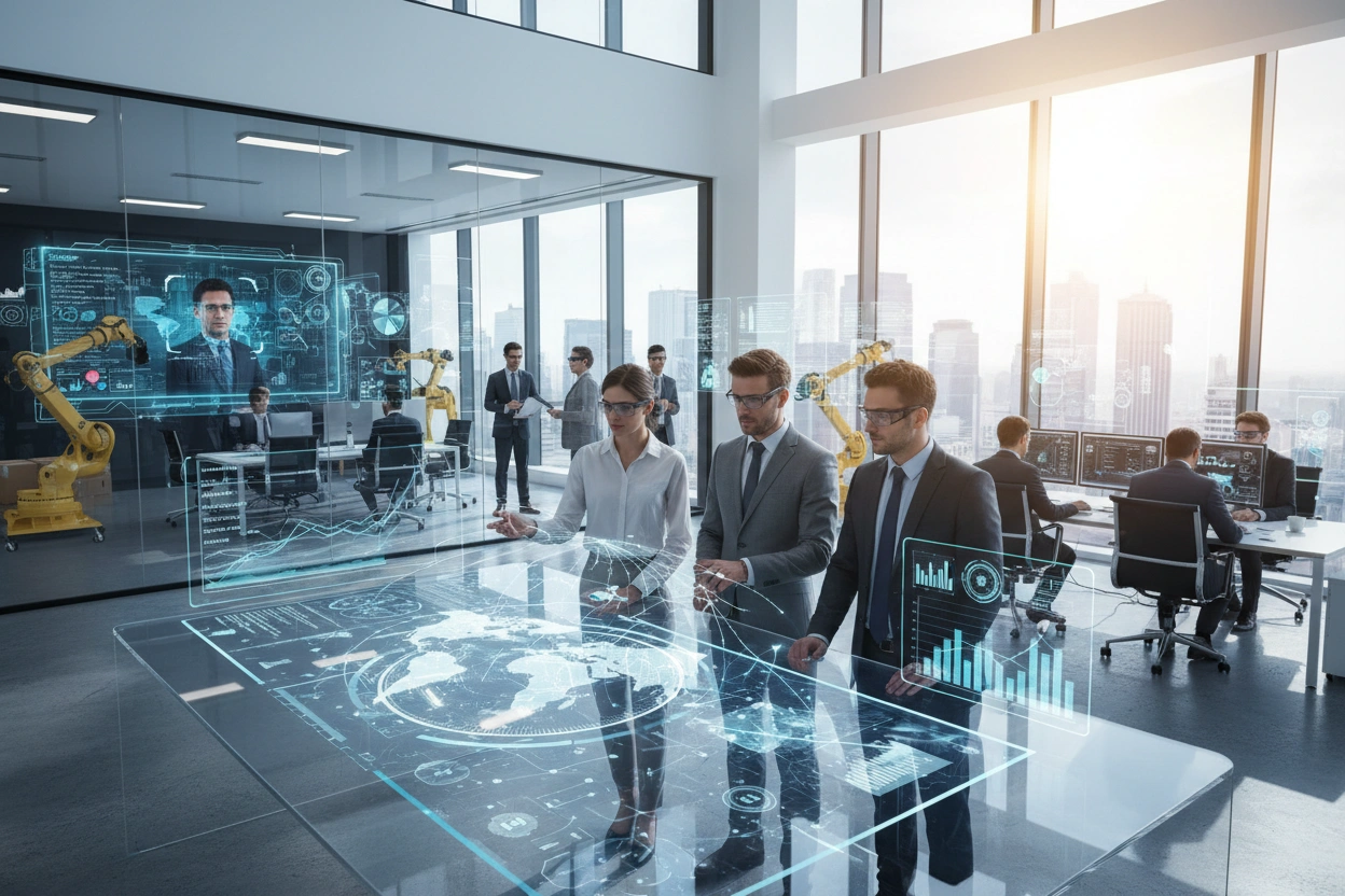 Professional image illustrating Understanding AI Business Applications