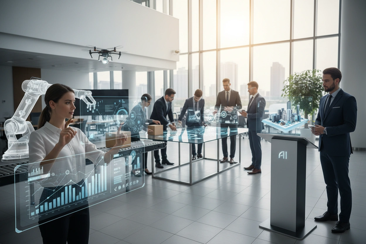 Professional image illustrating Understanding AI Business Applications