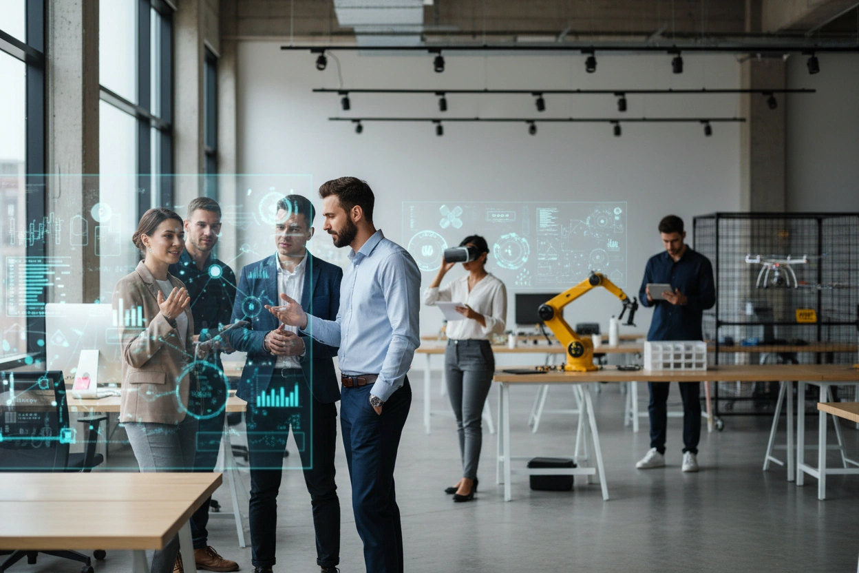 Professional image illustrating AI Implementation Strategies