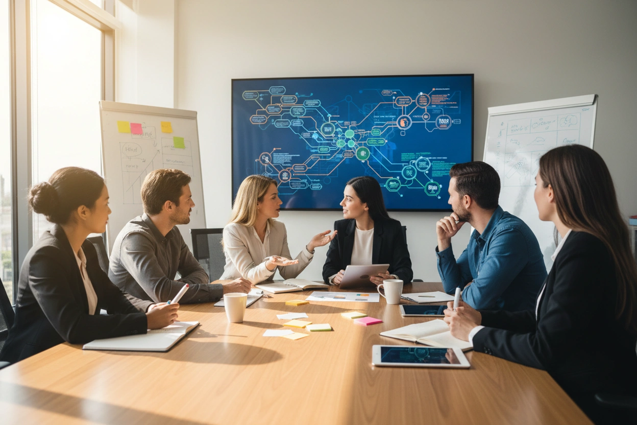Professional image illustrating Understanding B2B Content Marketing