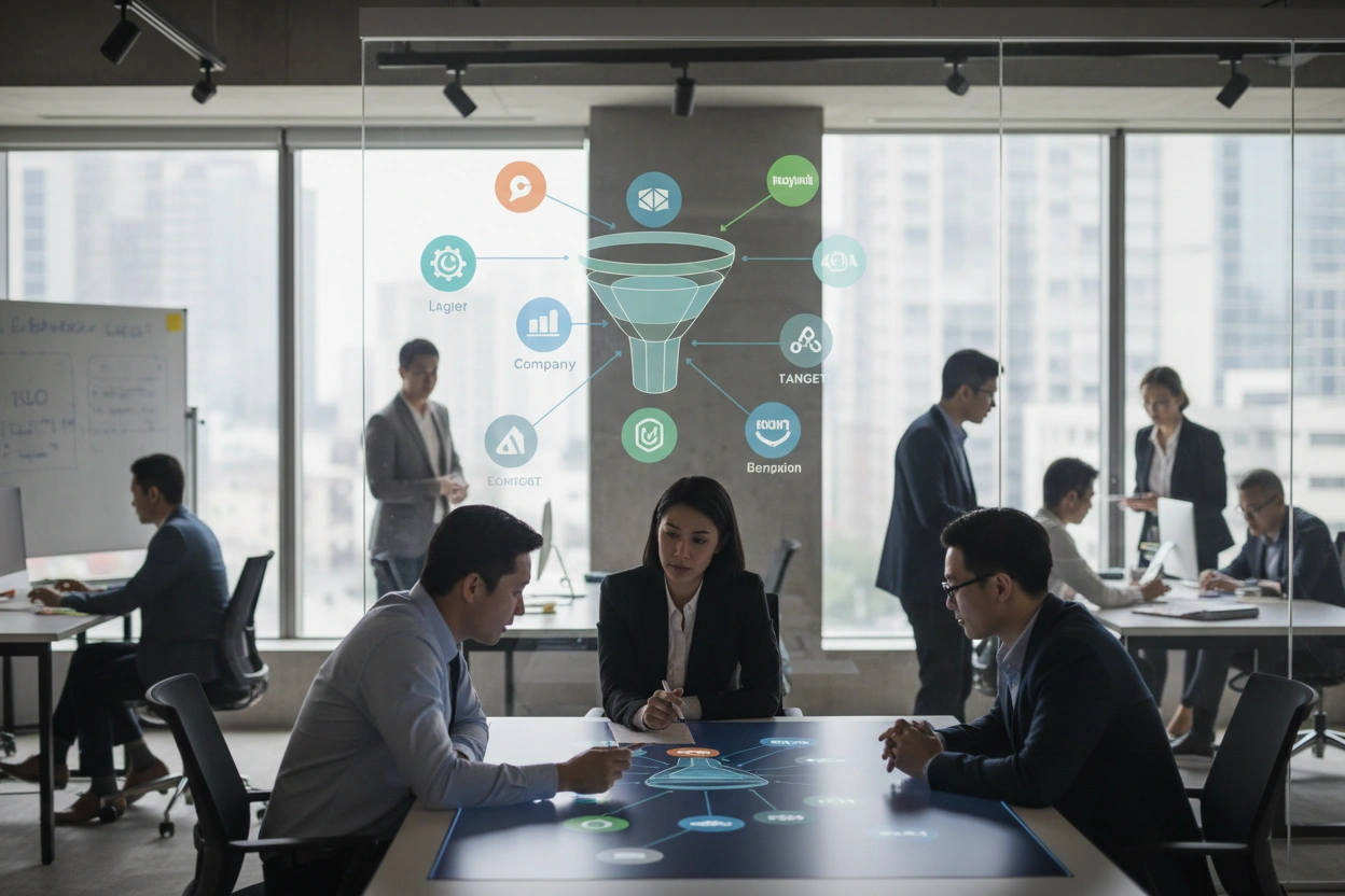 Professional image illustrating Key B2B Marketing Strategies to Enhance Your ABM Efforts
