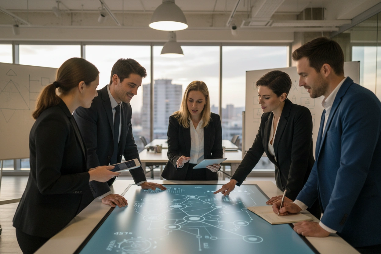 Professional image illustrating Digital Marketing Techniques for B2B Lead Generation