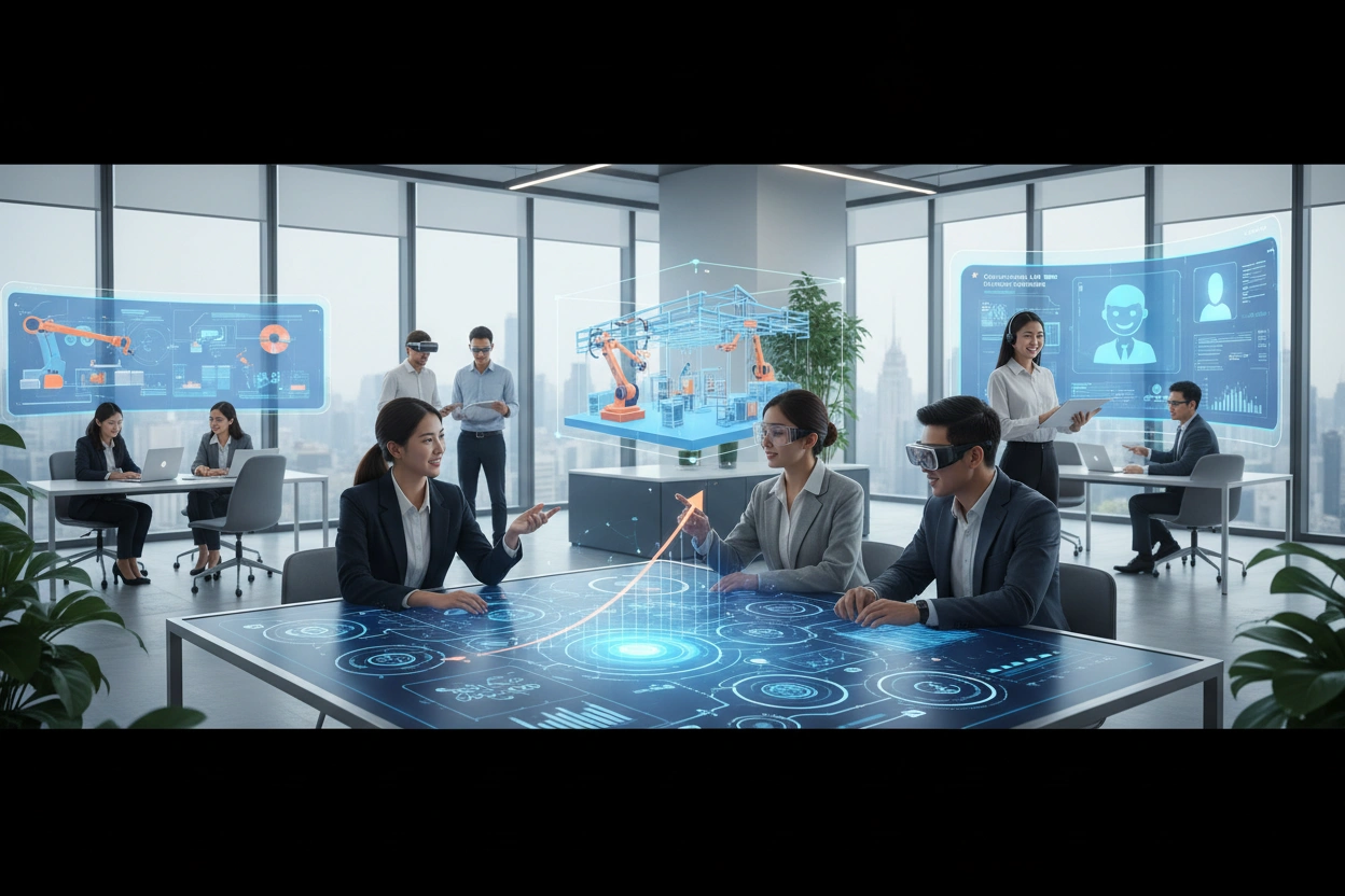 Professional image illustrating AI Implementation Strategies