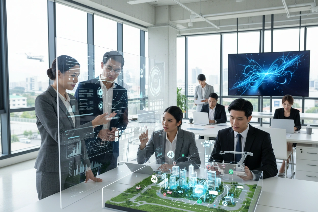 Professional image illustrating Understanding AI Business Applications