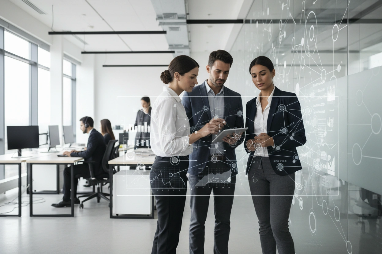 Professional image illustrating Understanding AI Business Applications in Sales