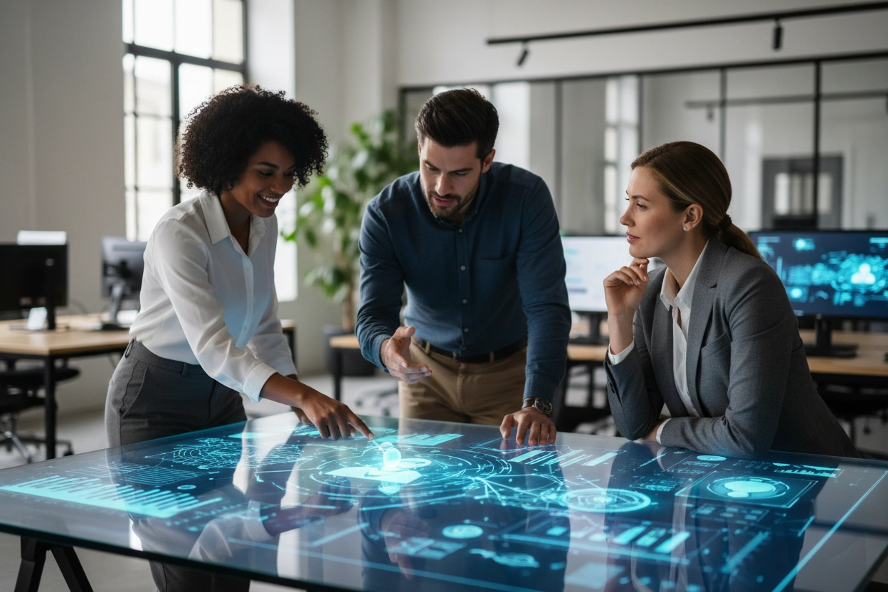 Professional image illustrating Leveraging AI for Enhanced Customer Experience
