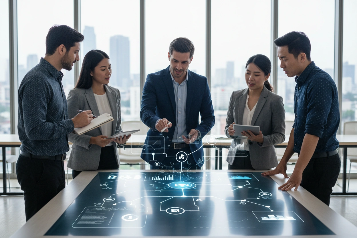 Professional image illustrating Digital Marketing Techniques for B2B