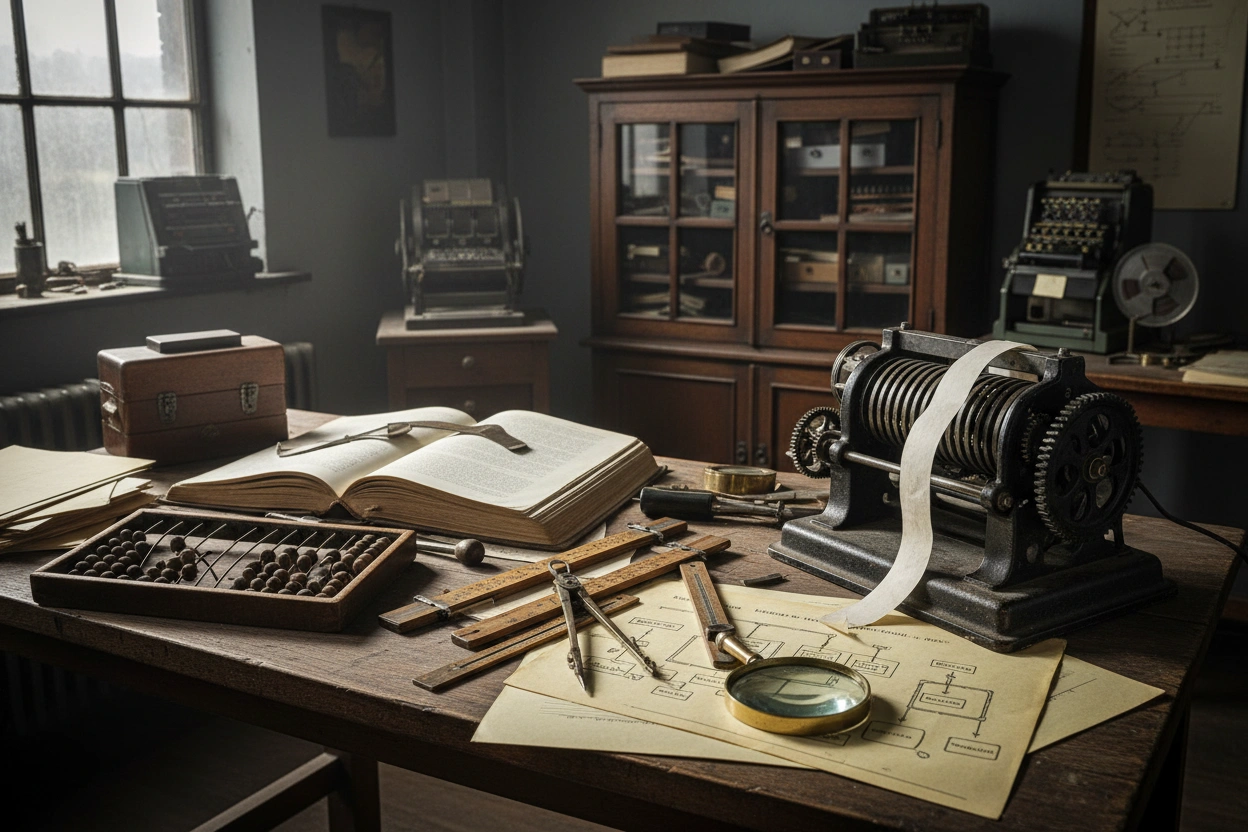 Professional image illustrating Traditional Tools: Characteristics and Limitations