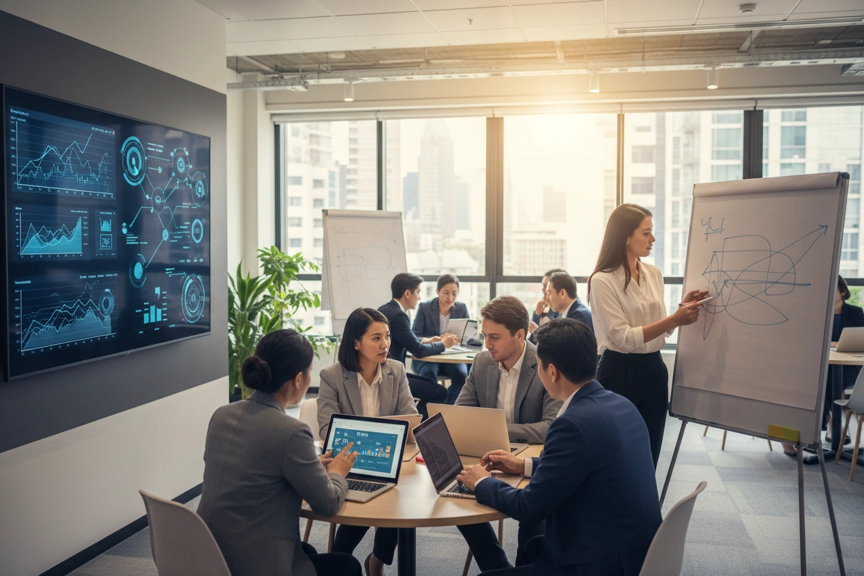 Professional image illustrating Effective Digital Marketing Techniques for B2B