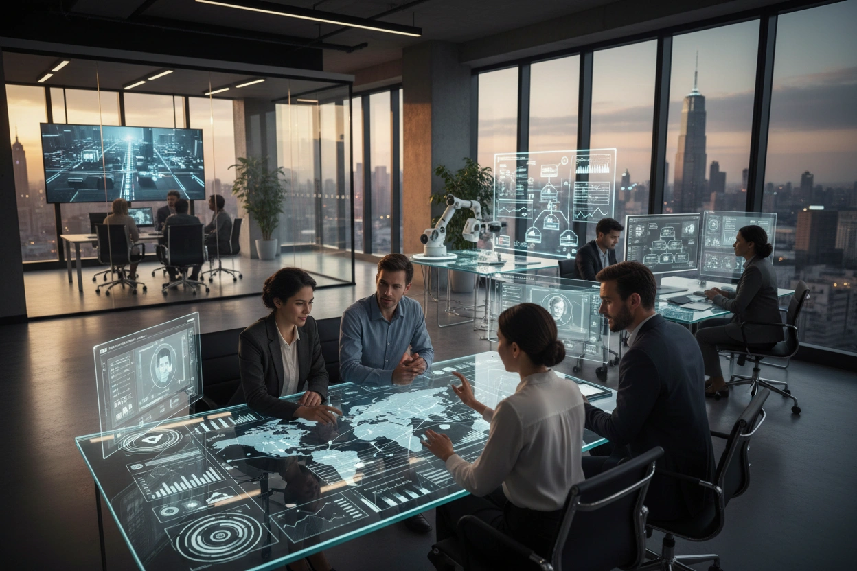 Professional image illustrating Understanding AI Business Applications