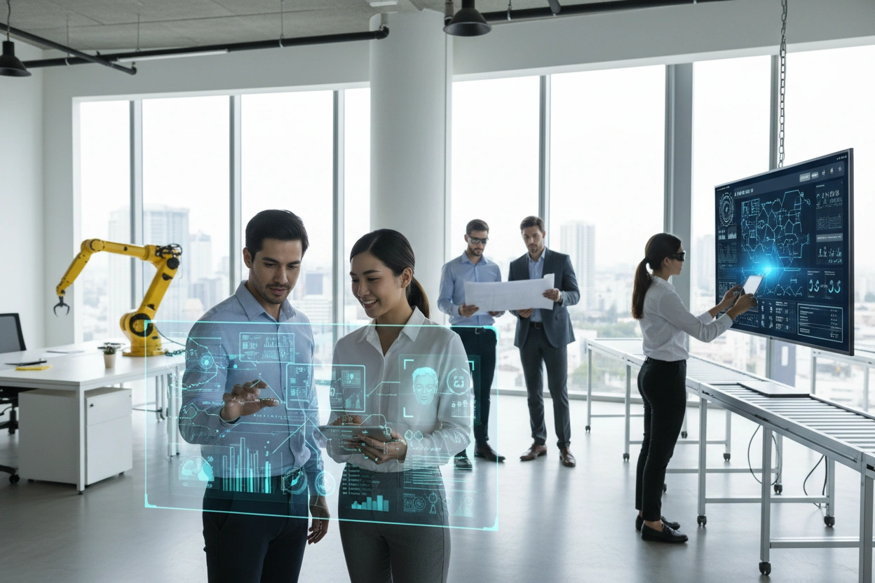 Professional image illustrating Understanding AI Business Applications