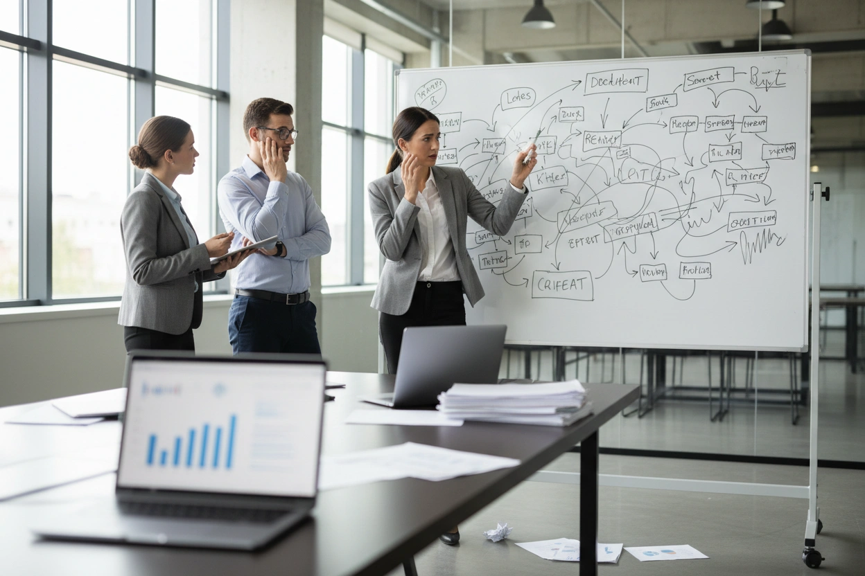 Professional image illustrating Common Mistakes in B2B Lead Generation
