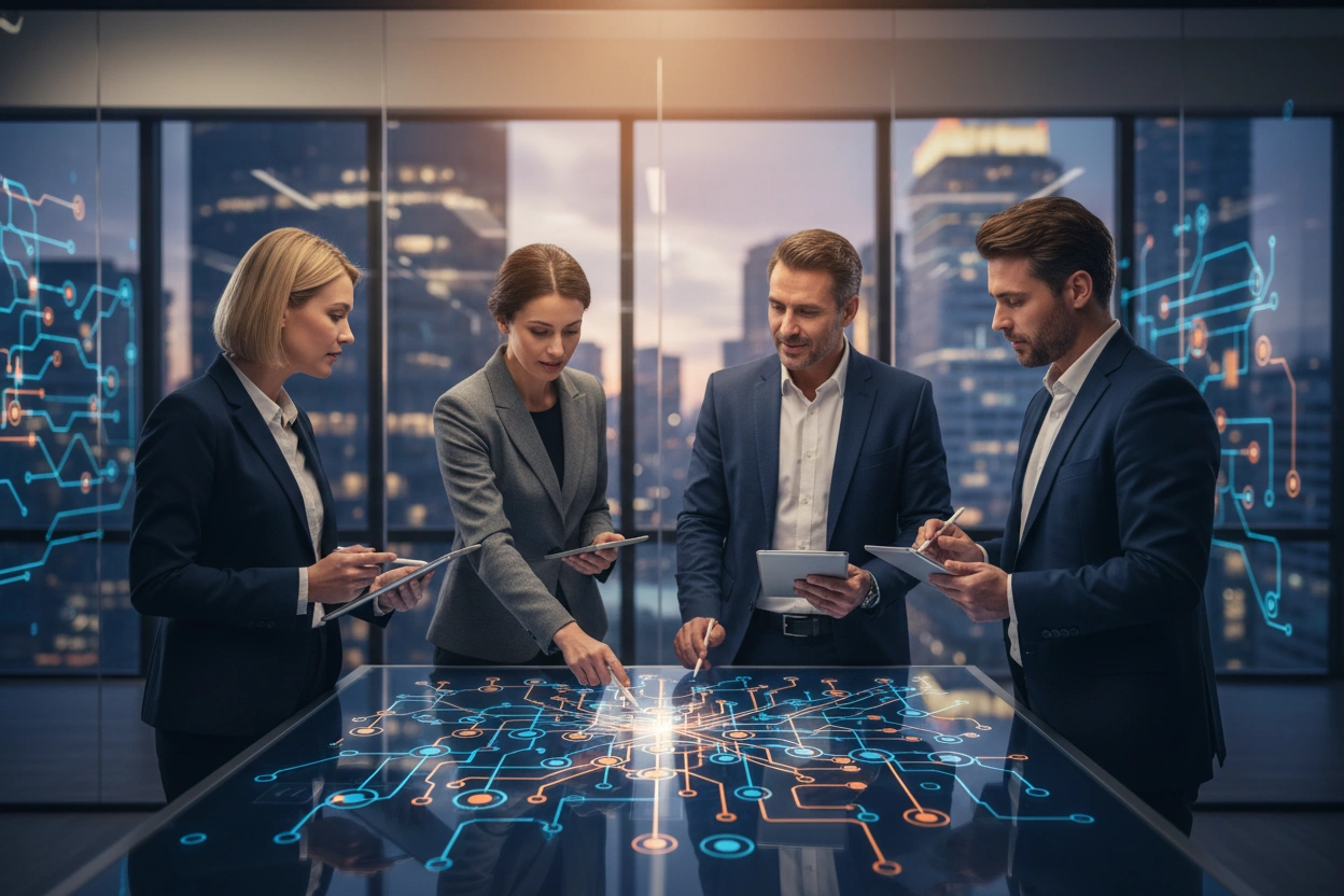 Professional image illustrating Digital Marketing Techniques for B2B Strategies