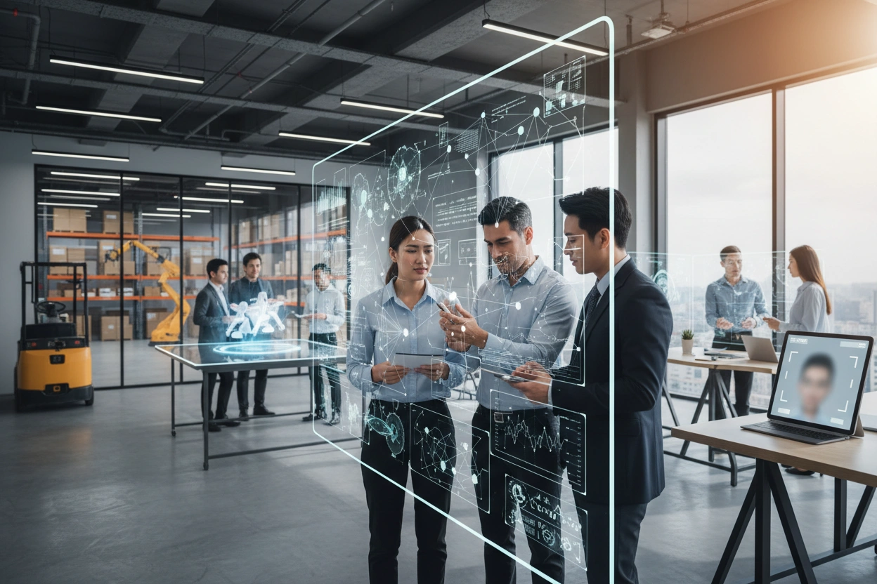 Professional image illustrating Understanding AI Business Applications