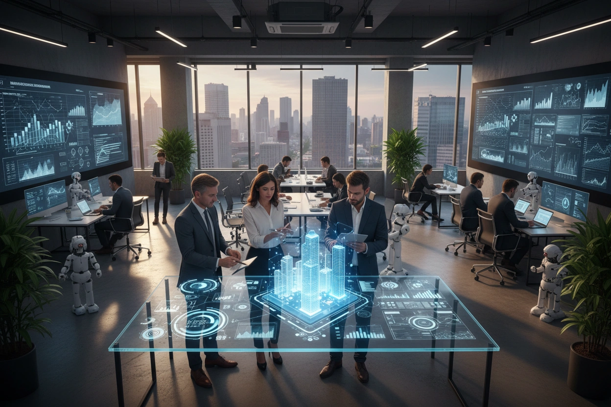 Professional image illustrating Understanding AI Business Applications