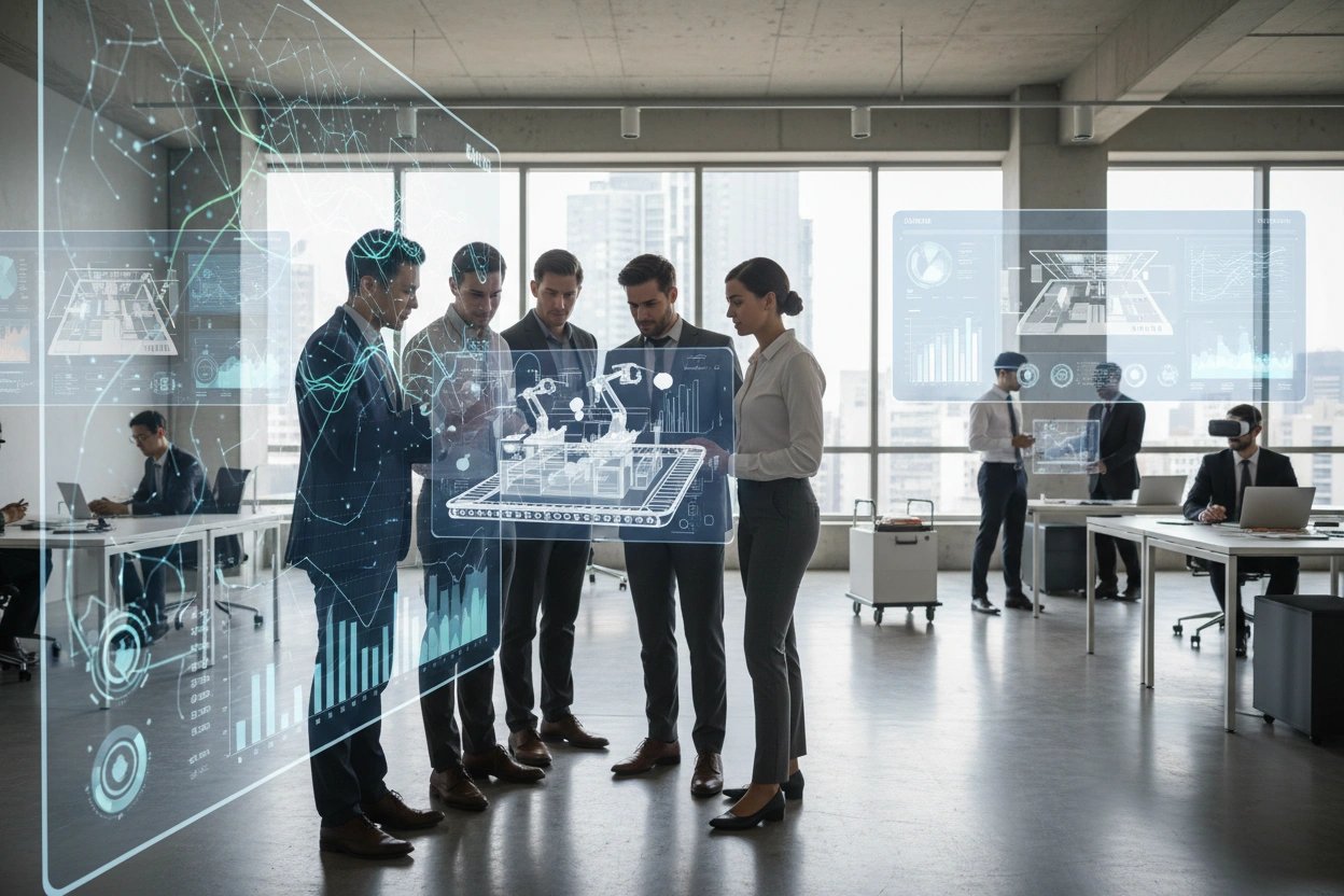 Professional image illustrating Understanding AI Business Applications