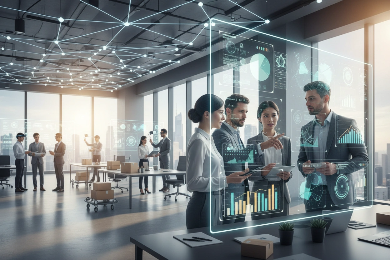 Professional image illustrating AI Implementation Strategies