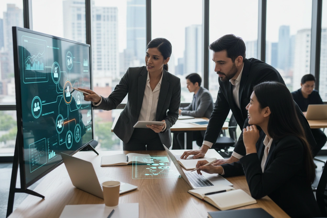 Professional image illustrating Effective Digital Marketing Techniques for Lead Generation