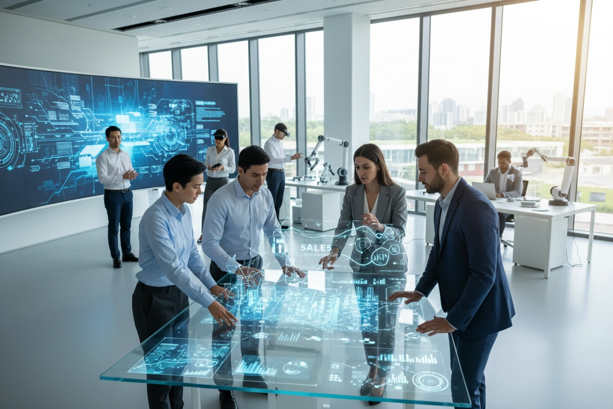 Professional image illustrating Understanding AI Business Applications