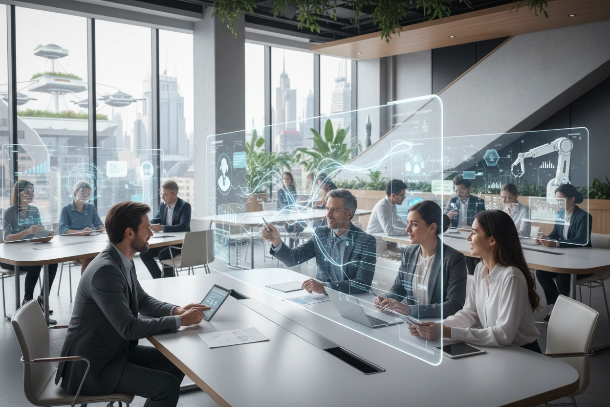 Professional image illustrating Understanding AI Business Applications