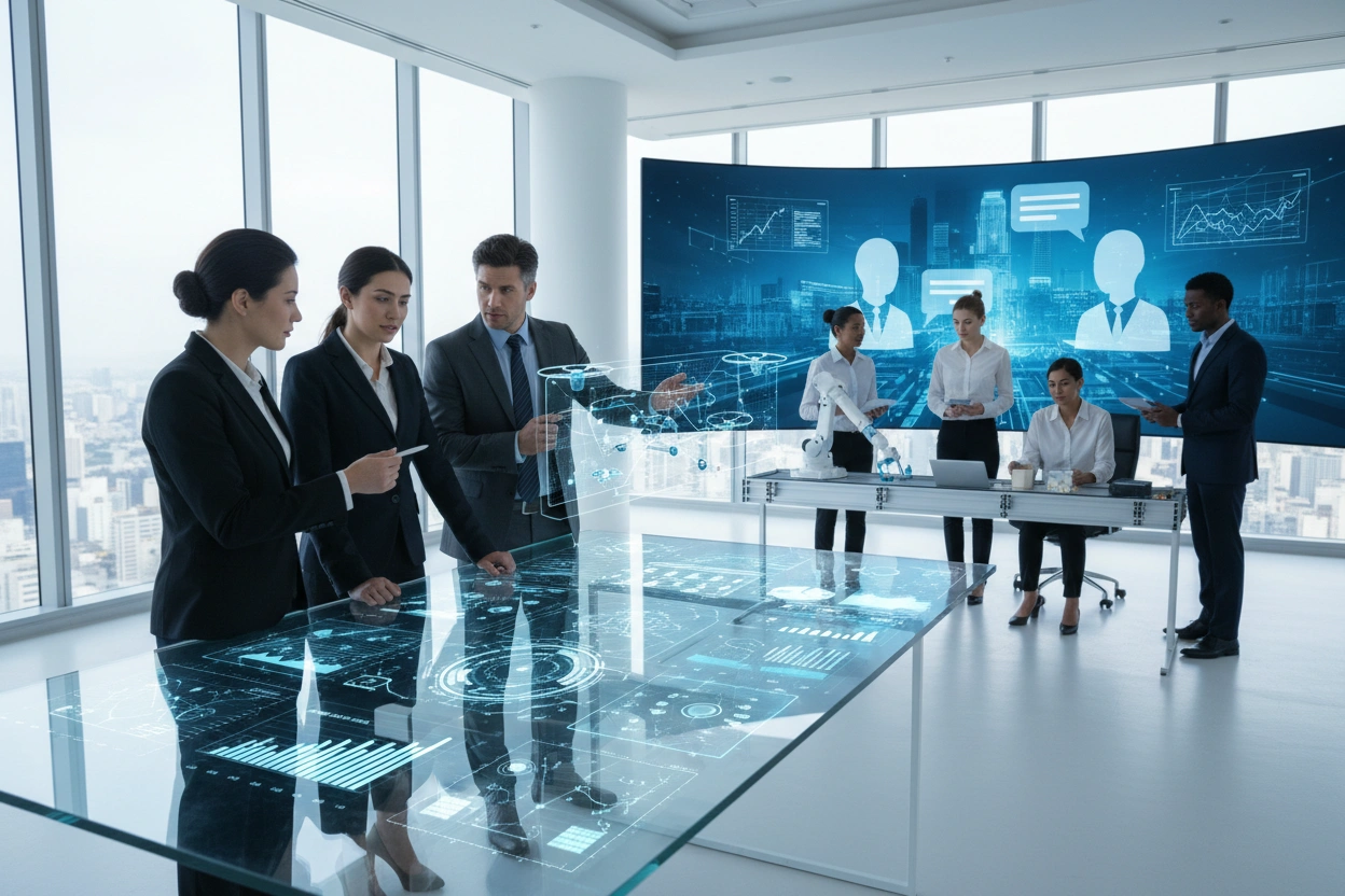 Professional image illustrating Understanding AI Business Applications