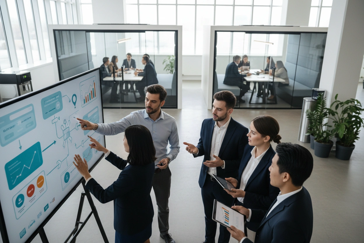 Professional image illustrating Digital Marketing Techniques for B2B Retention