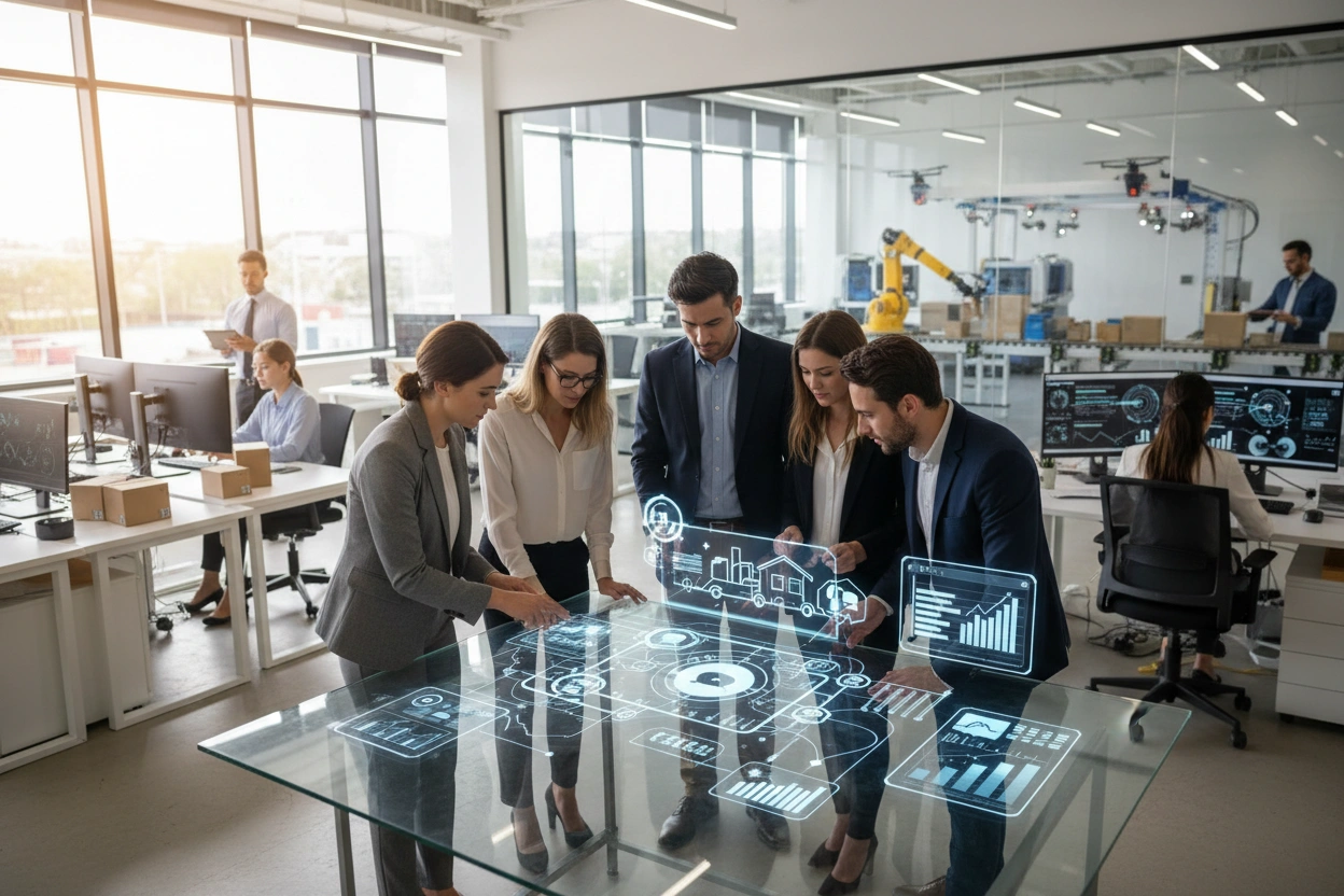 Professional image illustrating Understanding AI Business Applications