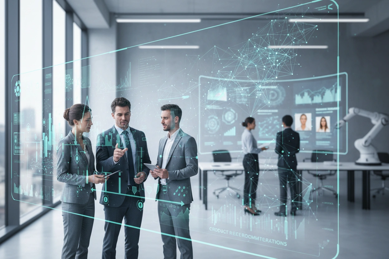 Professional image illustrating Understanding AI Business Applications