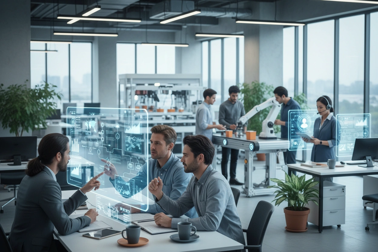 Professional image illustrating Understanding AI Business Applications