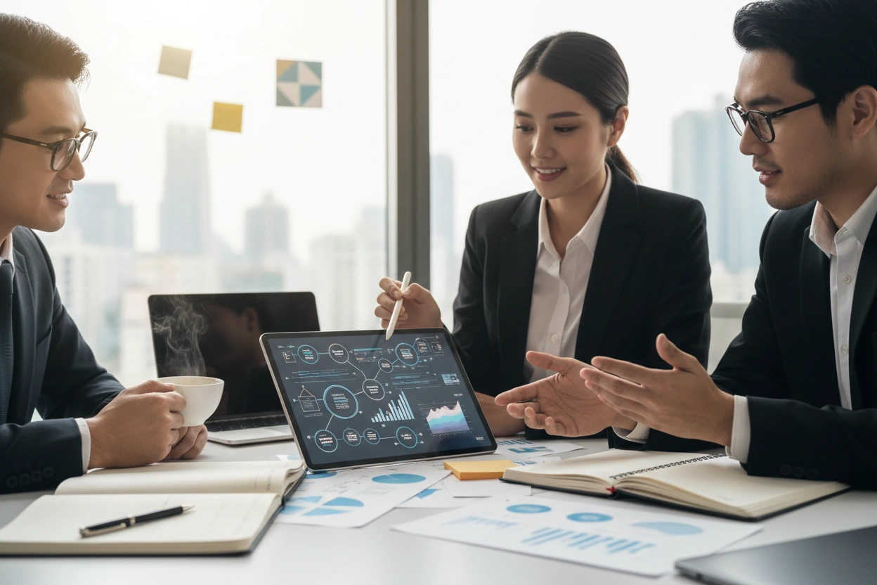 Professional image illustrating Leveraging Email Marketing for B2B Growth