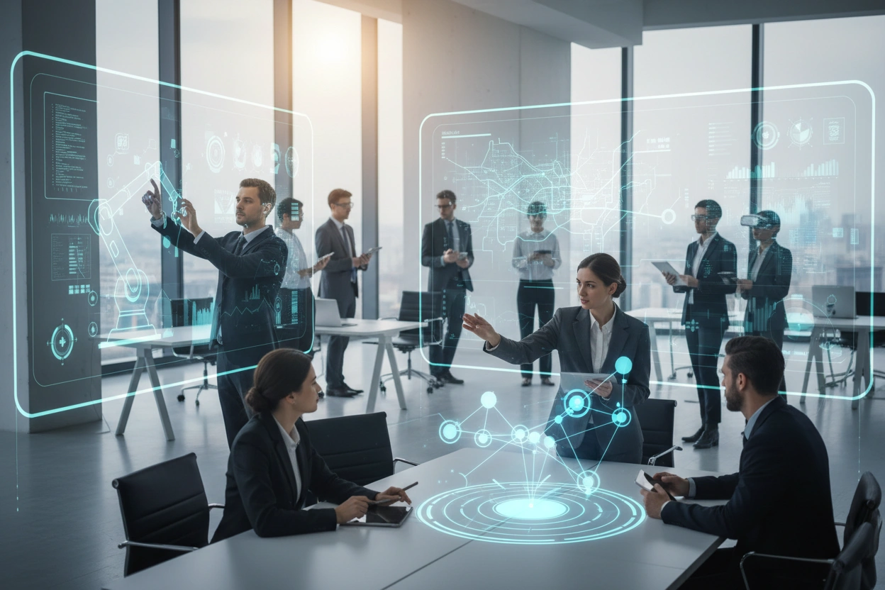 Professional image illustrating Understanding AI Business Applications