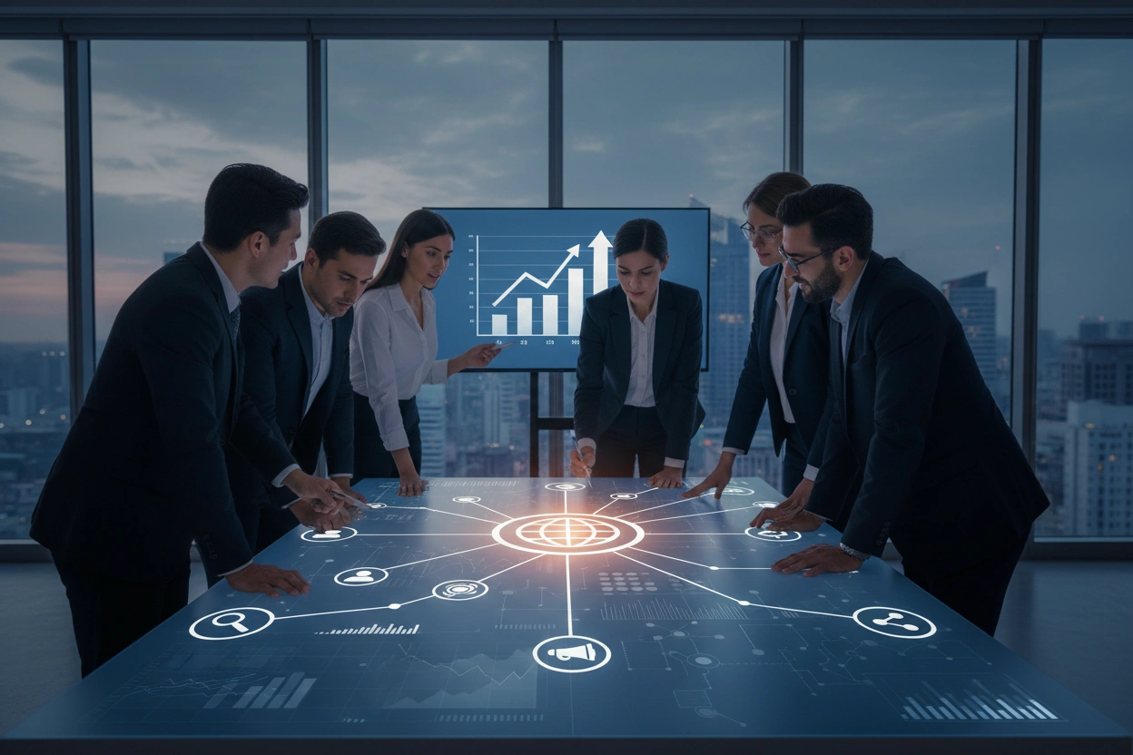 Professional image illustrating Digital Marketing Techniques for B2B Success