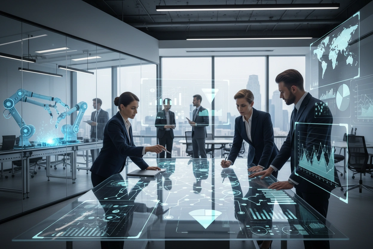 Professional image illustrating Understanding AI Business Applications