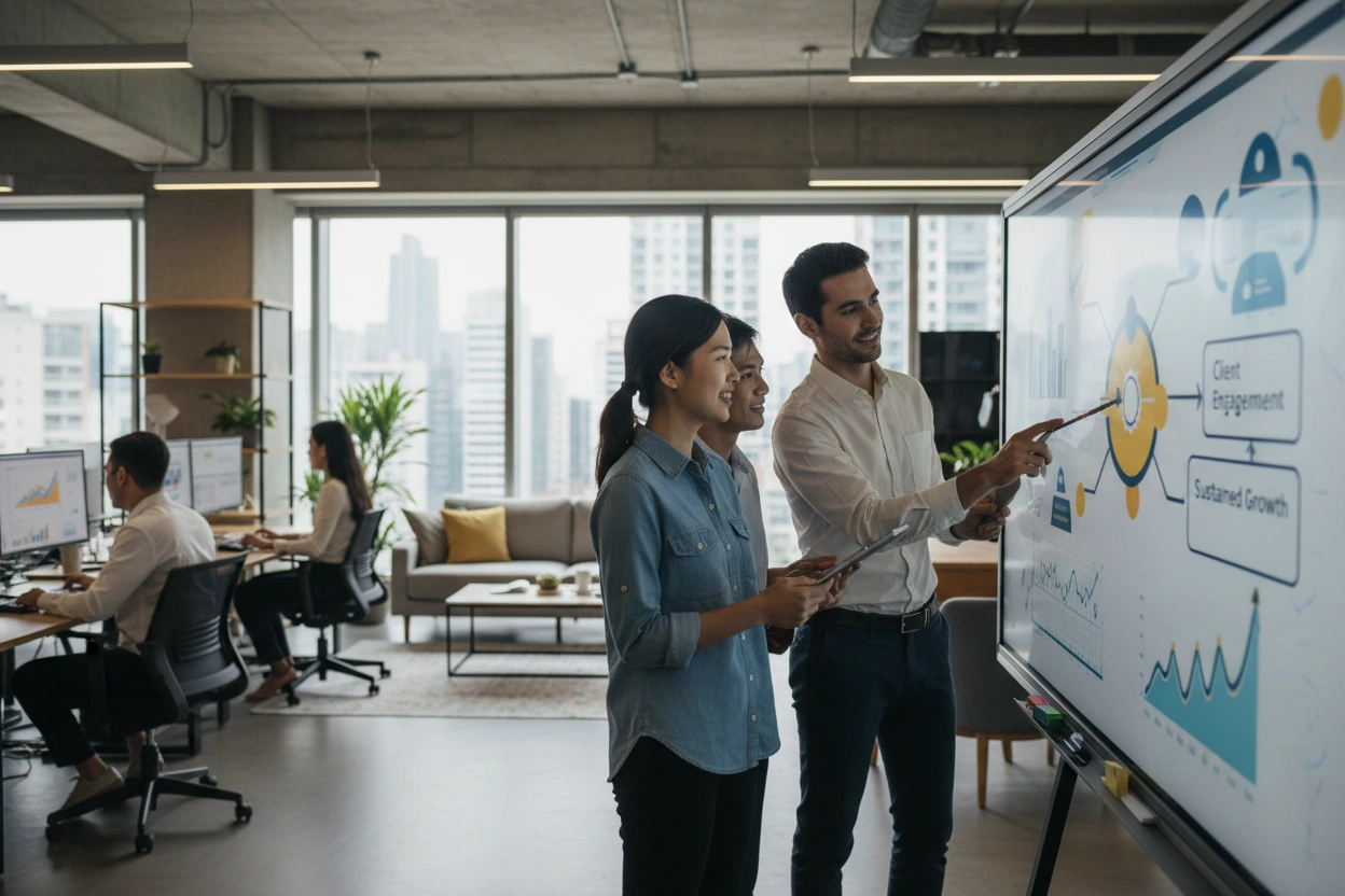 Professional image illustrating Lead Generation Tactics That Support Retention