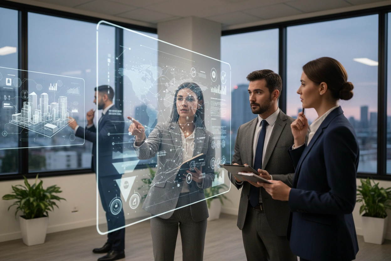 Professional image illustrating Understanding AI Business Applications