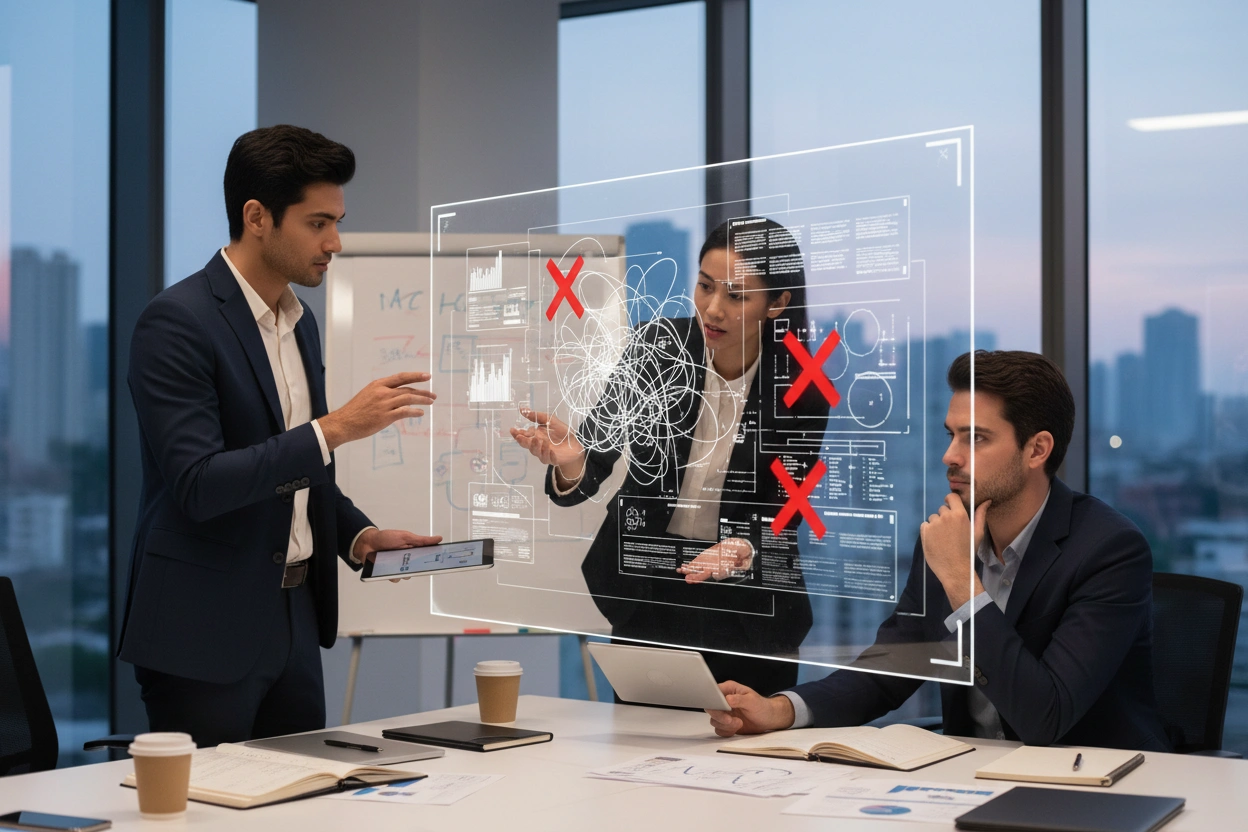 Professional image illustrating Common Mistakes in AI Implementation and How to Avoid Them