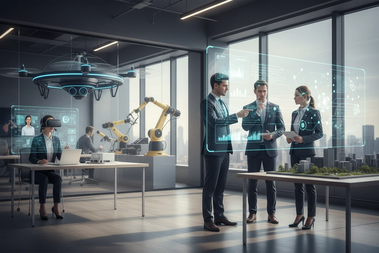 Professional image illustrating Understanding AI Business Applications