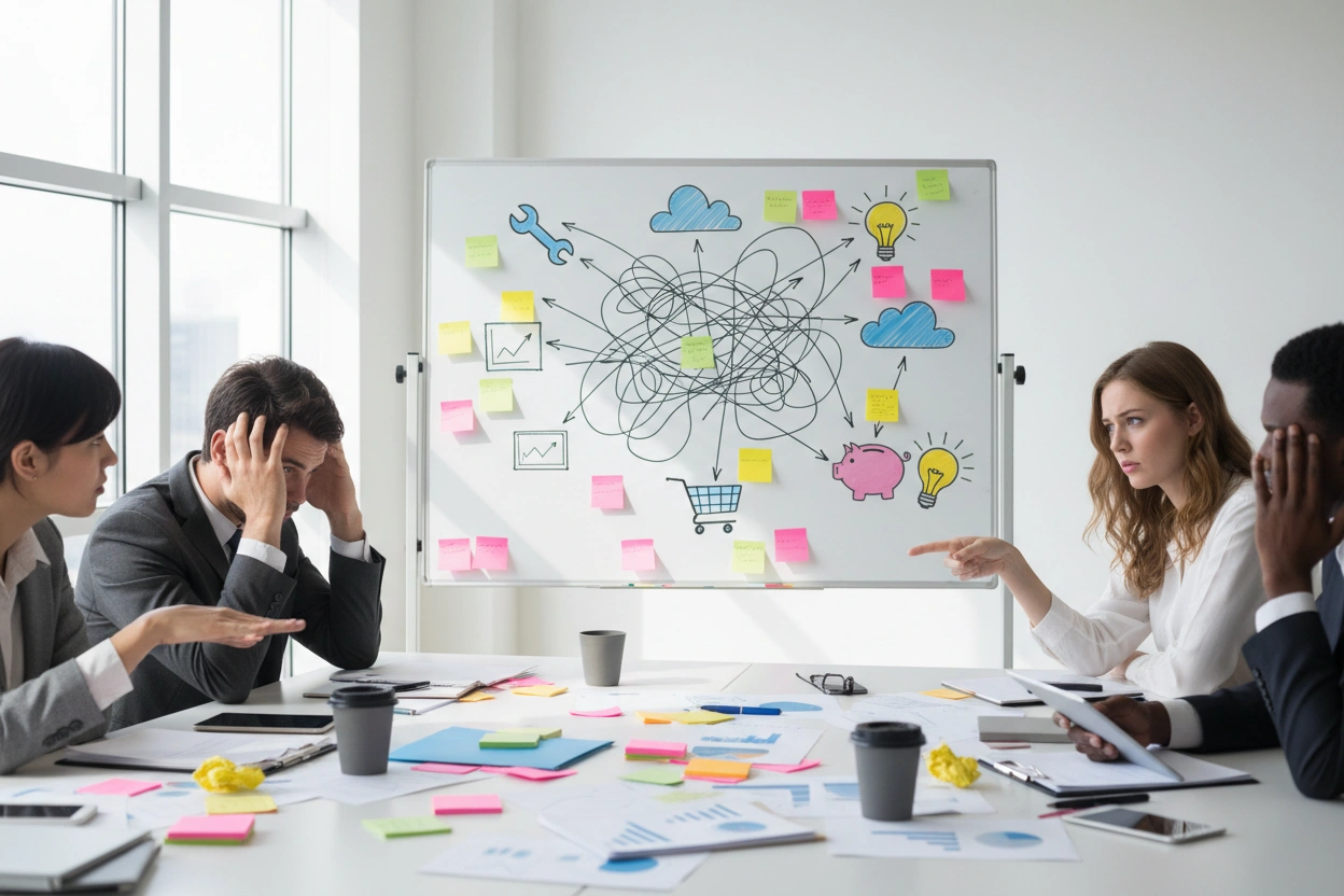 Professional image illustrating Common Mistakes to Avoid in B2B Marketing Strategies