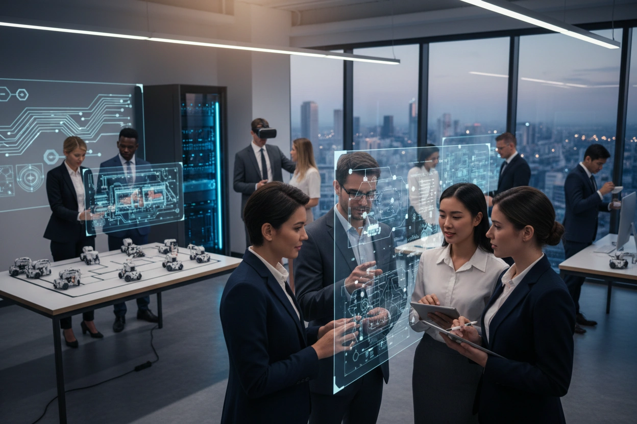 Professional image illustrating Understanding AI Business Applications