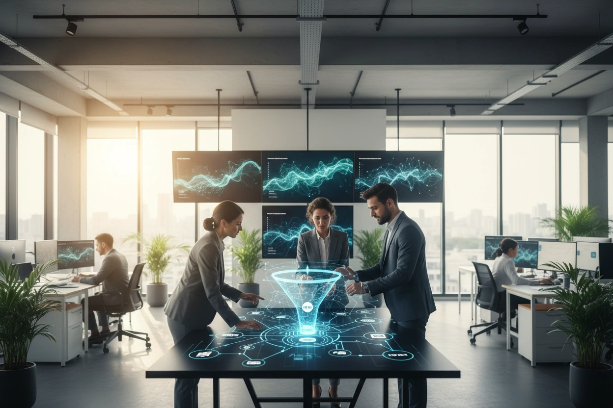 Professional image illustrating Effective Lead Generation Tactics in ABM
