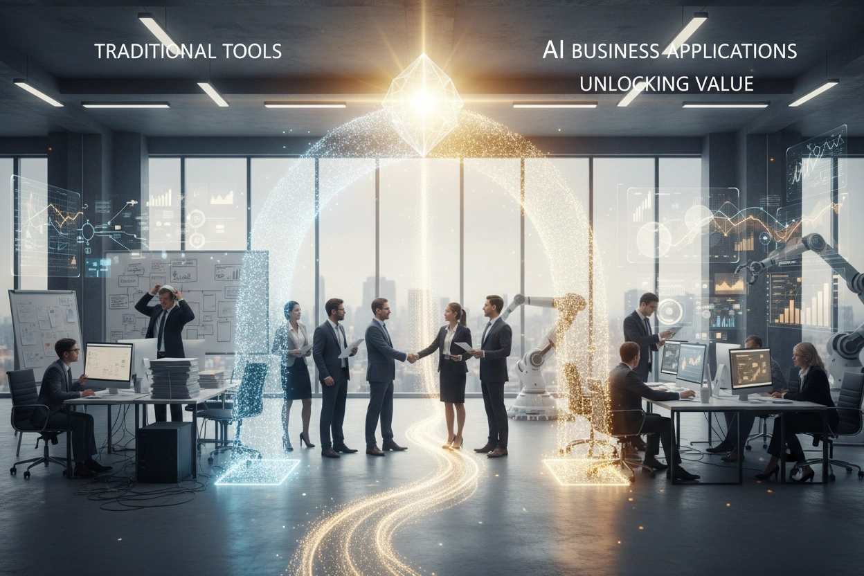 Unlocking Value: AI Business Applications vs Traditional Tools