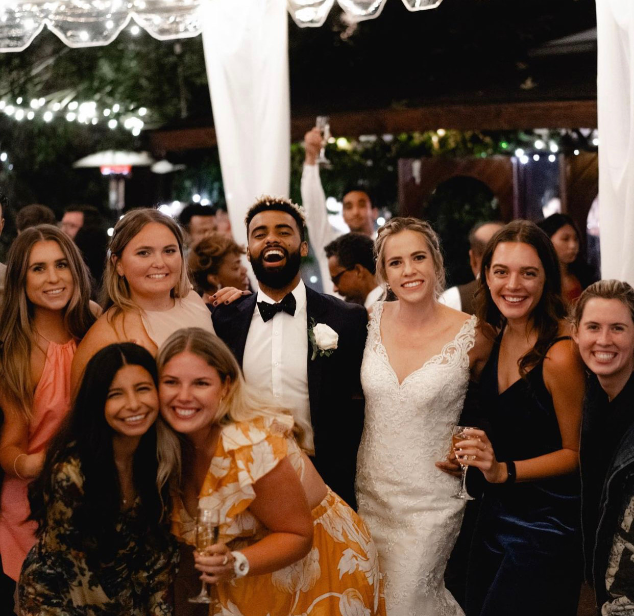 izzy with her Los Angeles friends