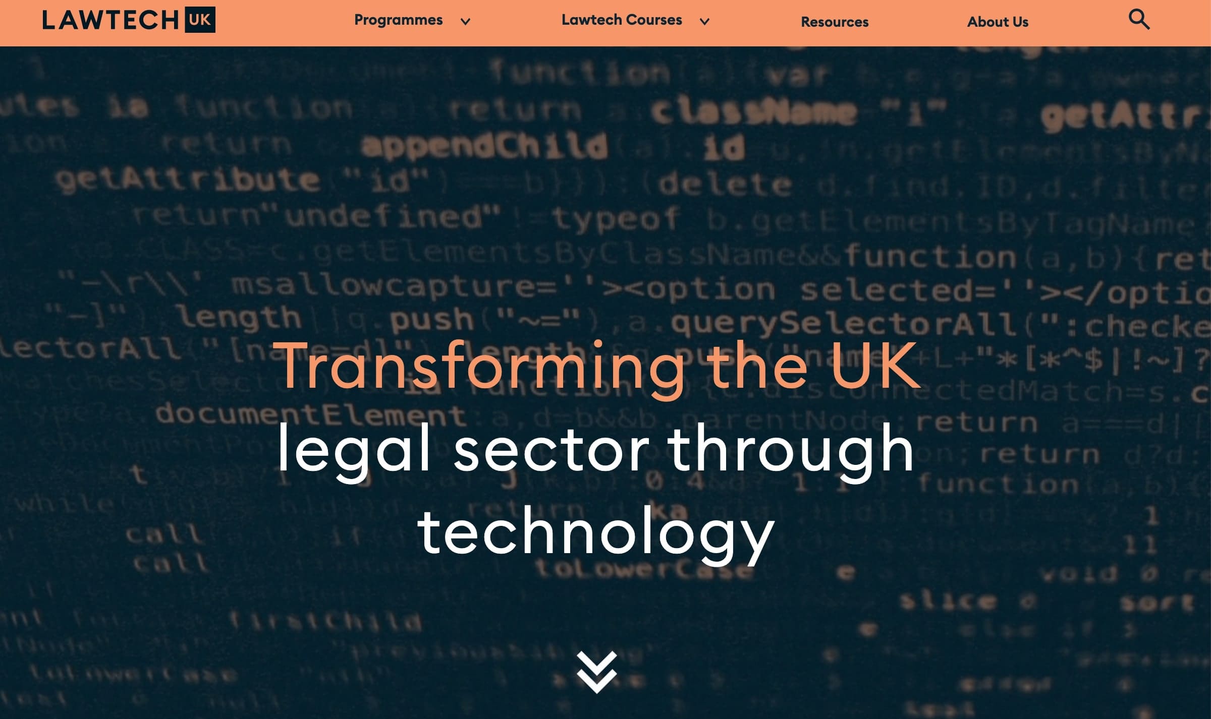 The lawtech UK homepage