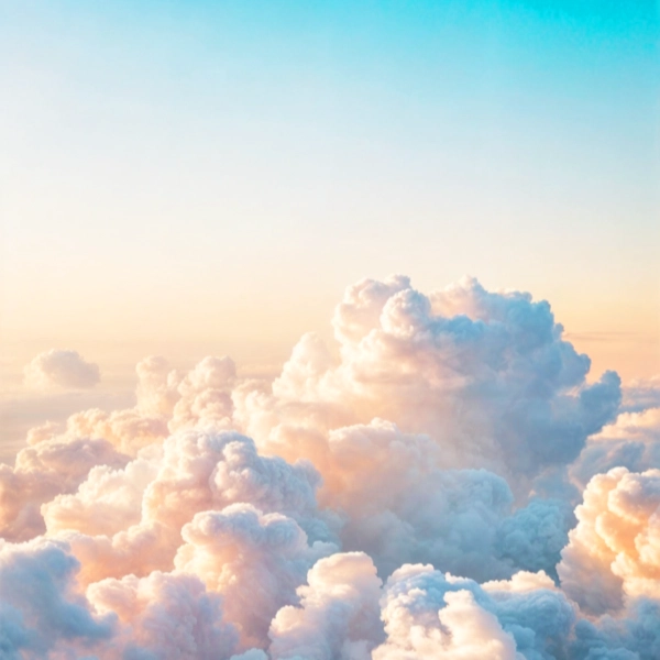 Subtle Clear Clouds Background