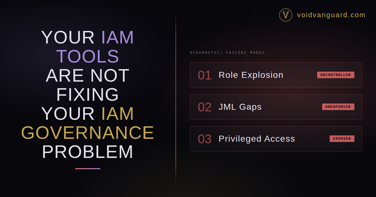 your iam tools are not fixing your IAM governance problem