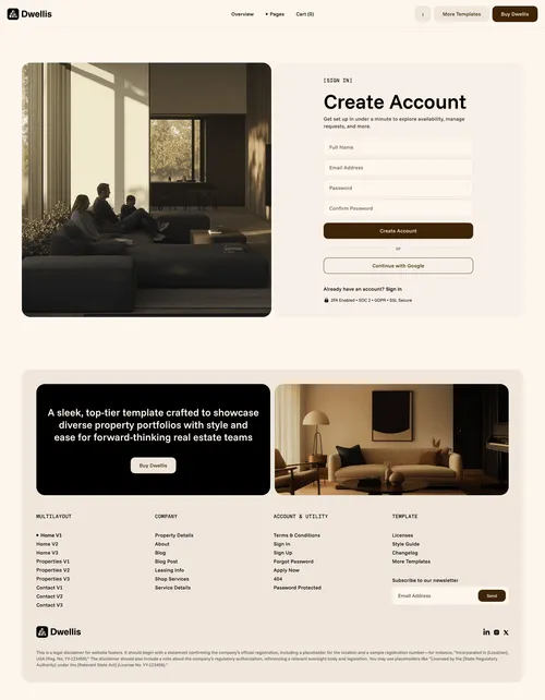 property portfolios sign up