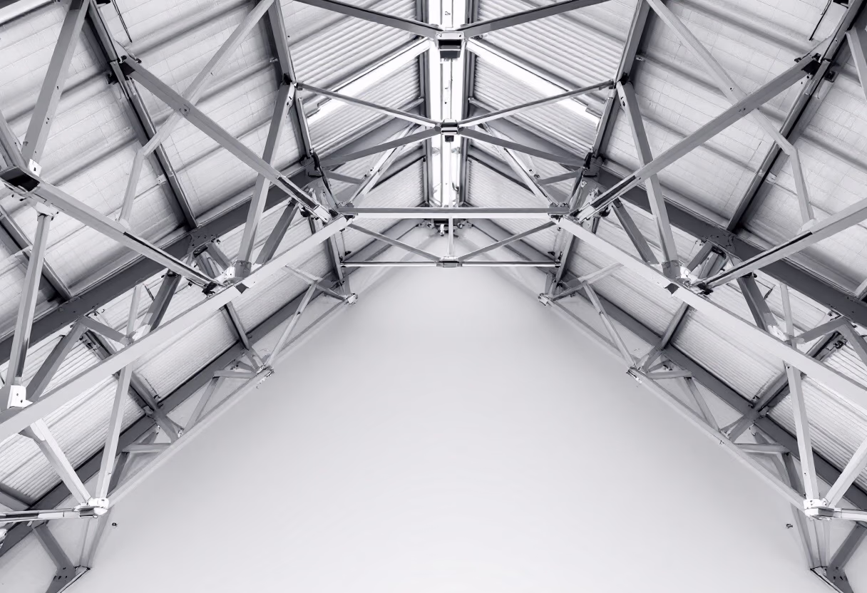image of inspected roof structure for a home inspector