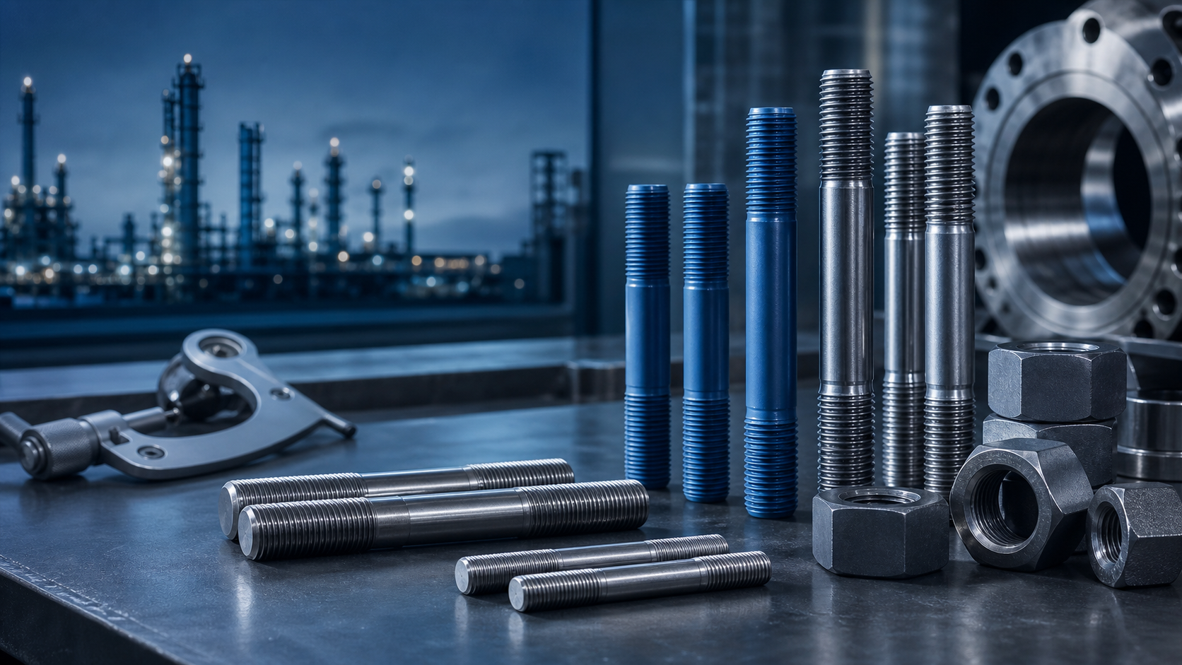 ASTM A193 and A320 stud bolts