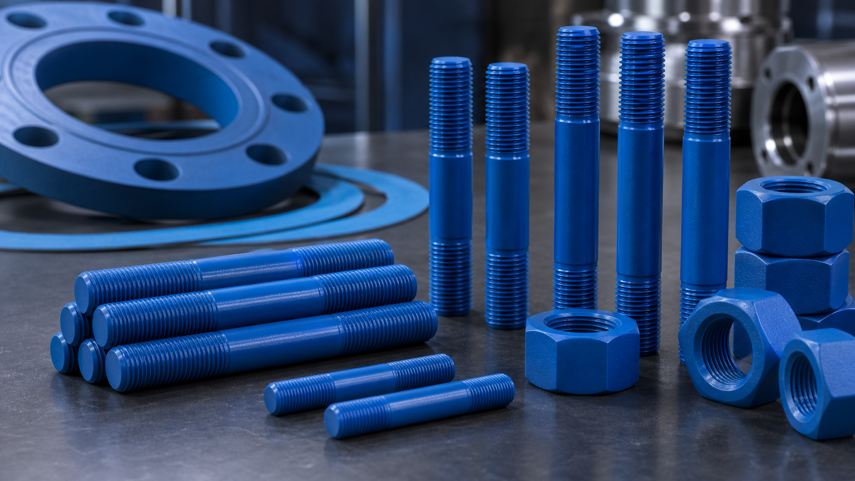 Surface treatment for ASTM stud bolts